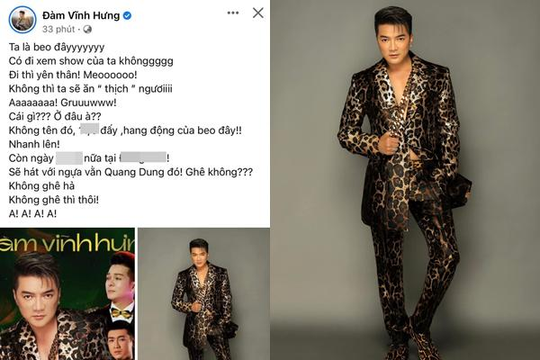 Đàm Vĩnh Hưng giới thiệu show lạ lùng, netizen chê 'dị hợm'