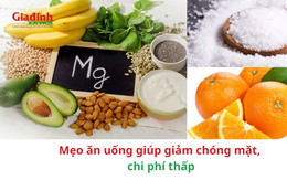 Mẹo ăn uống giúp giảm chóng mặt